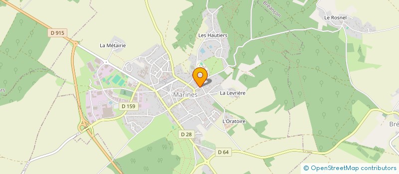 localisation de l'entreprise SCI RHP  MARINES