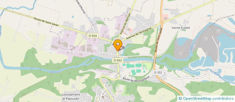 localisation de l'entreprise SCI RHUMERIE 973 à SAINT-SEVER