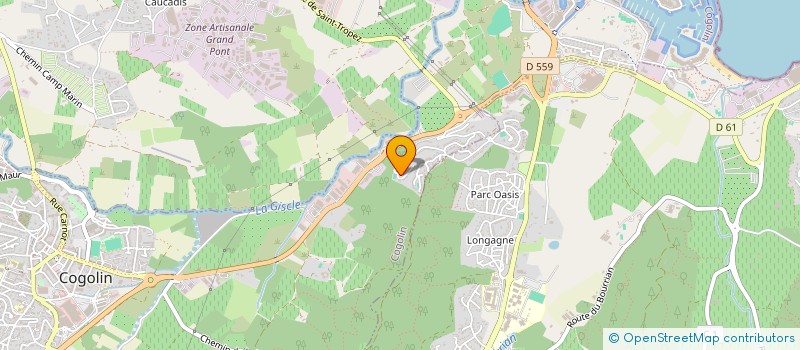 localisation de l'entreprise SCI RIA à GRIMAUD