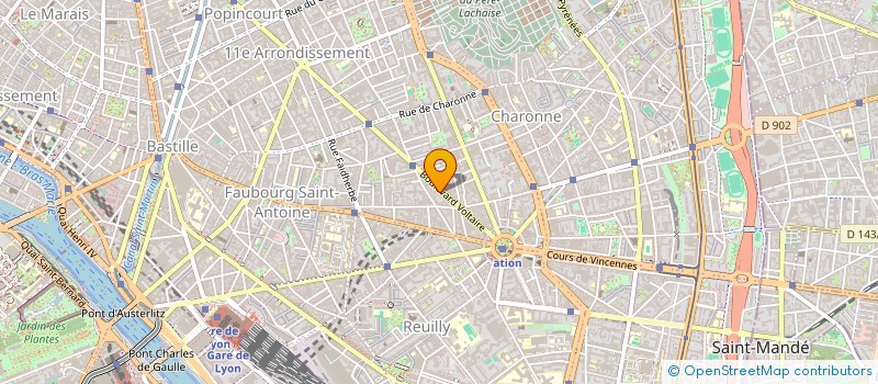 localisation de l'entreprise SCI RIA - DY  PARIS