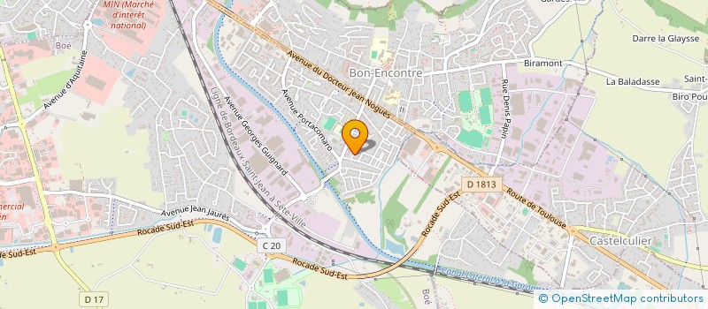 localisation de l'entreprise SCI RIAC  BOE