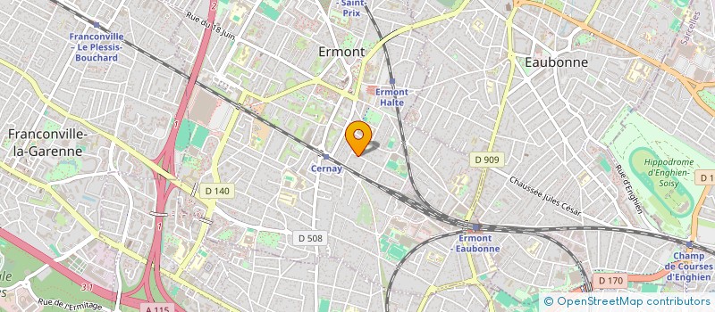 localisation de l'entreprise SCI RIAD AMARA à ERMONT