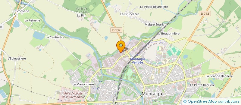 localisation de l'entreprise SCI RIAILLE à MONTAIGU-VENDEE