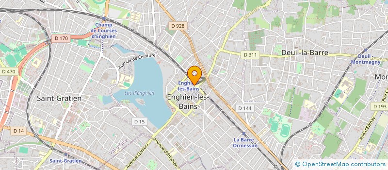 localisation de l'entreprise SCI RIAL à ENGHIEN-LES-BAINS