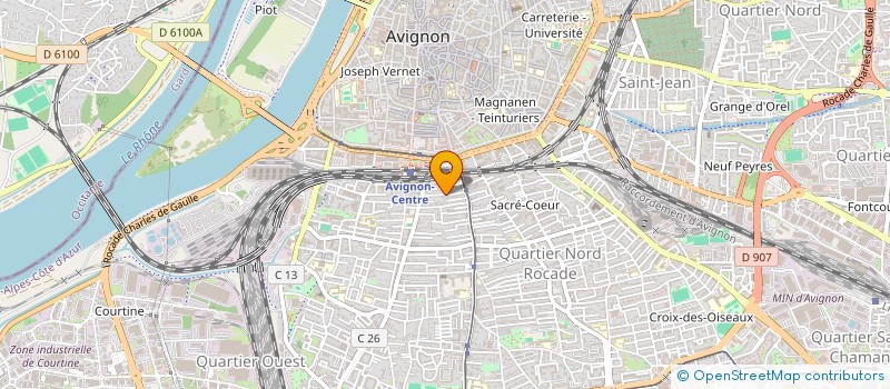 localisation de l'entreprise SCI RIAMOBIL  AVIGNON