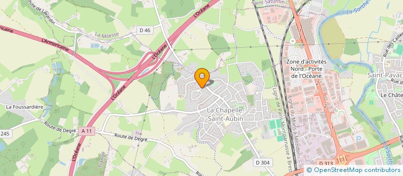 localisation de l'entreprise SCI RIAND, SOURGENS, LA DESIRADE  LA BAZOGE