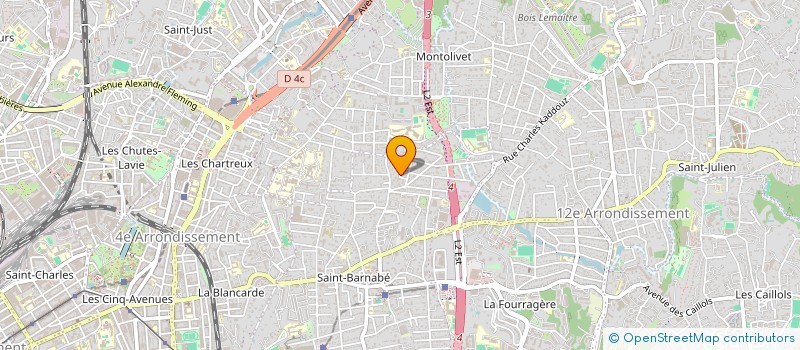 localisation de l'entreprise SCI RIANE à MARSEILLE