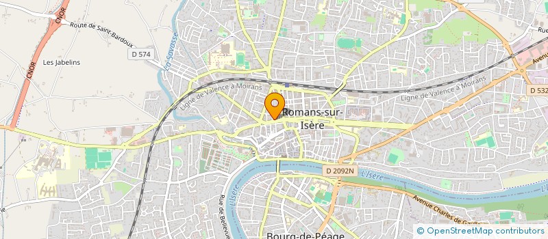 localisation de l'entreprise SCI RIAUME  ROMANS-SUR-ISERE