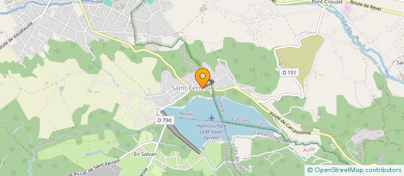 localisation de l'entreprise SCI RIBA  REVEL