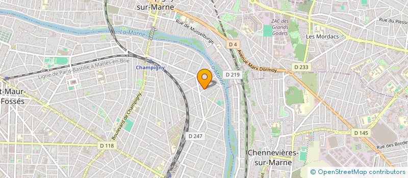 localisation de l'entreprise SCI RIBA à SAINT-MAUR-DES-FOSSES