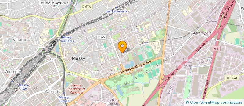 localisation de l'entreprise SCI RIBAILI à MASSY