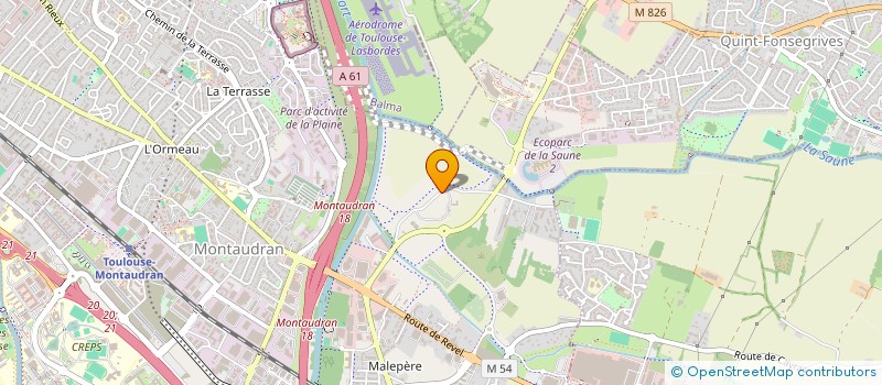 localisation de l'entreprise SCI RIBAUTE à TOULOUSE