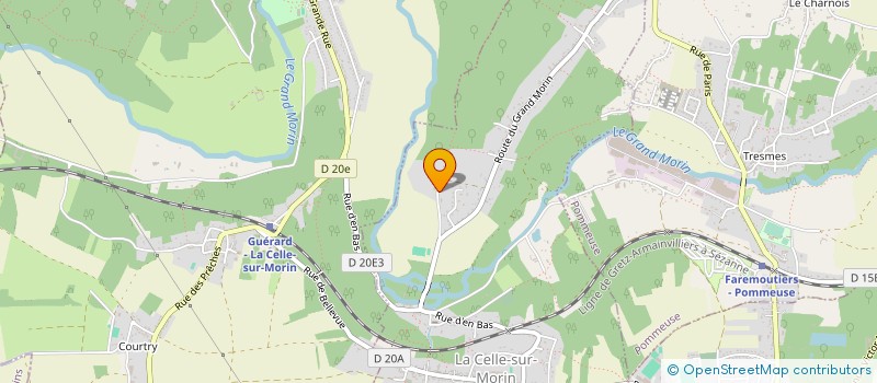 localisation de l'entreprise SCI RIBEIRO  LA CELLE-SUR-MORIN