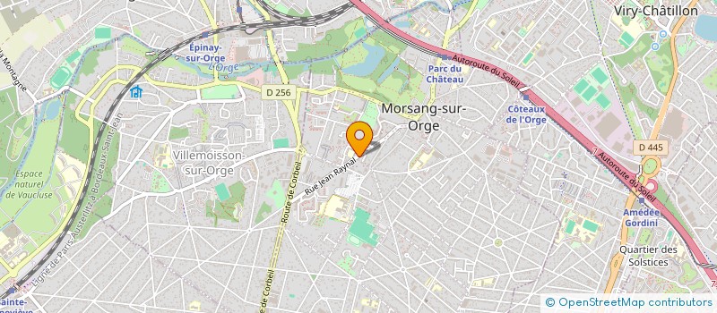 localisation de l'entreprise SCI RIBEIRO à MORSANG-SUR-ORGE