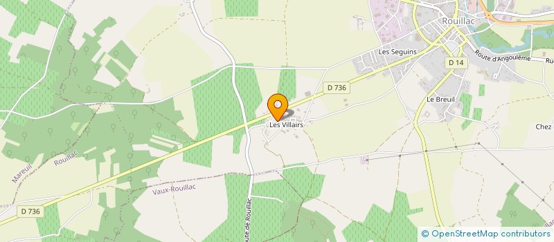 localisation de l'entreprise SCI RIBEIRO & FILS à ROUILLAC