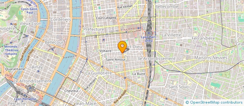 localisation de l'entreprise SCI RIBEIRO UGURLU  LYON