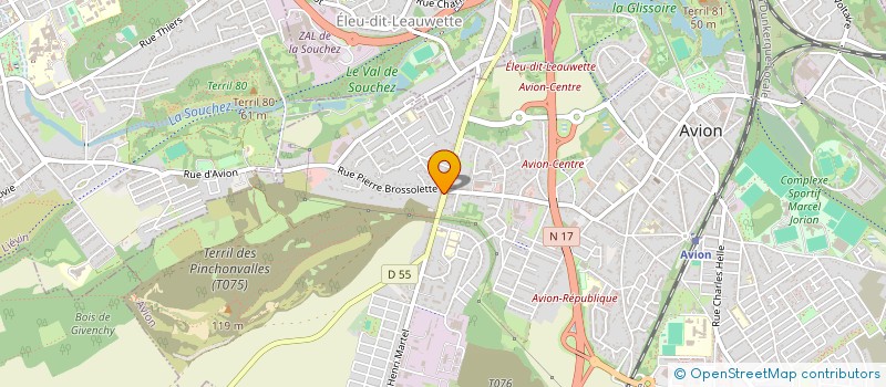 localisation de l'entreprise SCI RIBERA  AVION