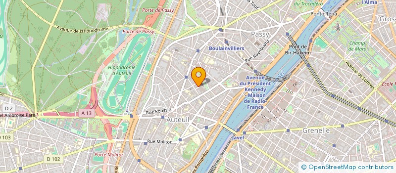 localisation de l'entreprise SCI  RIBERA BEAUREGARD  PARIS