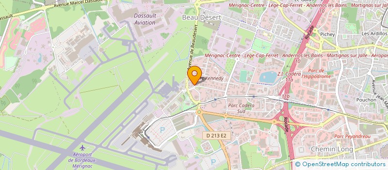 localisation de l'entreprise SCI RIBERAC 2  BORDEAUX