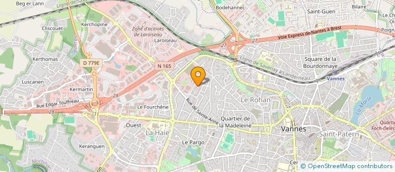 localisation de l'entreprise SCI RIBERT à VANNES