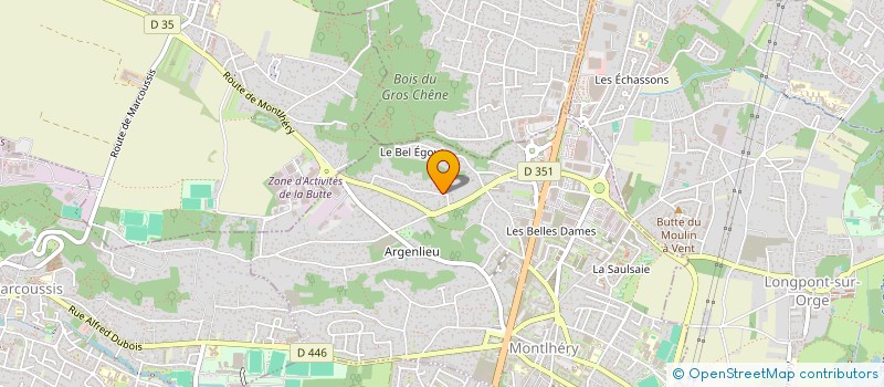 localisation de l'entreprise SCI RIBHUSS  MONTLHERY