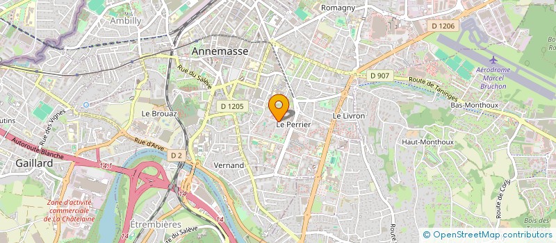 localisation de l'entreprise SCI RIBI-1 à ANNEMASSE