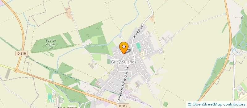 localisation de l'entreprise SCI RIBIERE  GRISY-SUISNES