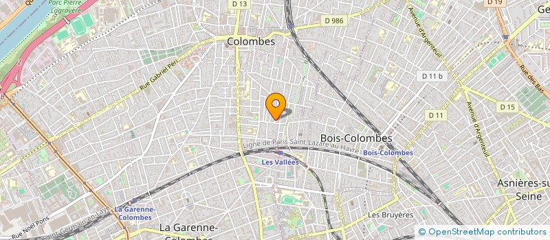 localisation de l'entreprise SCI RIBIERE MORAUD à COLOMBES
