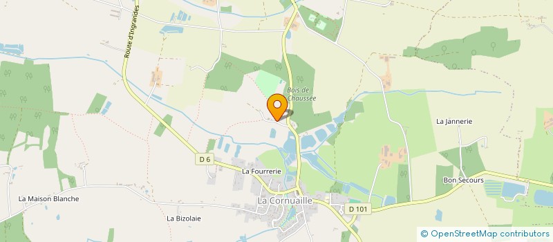 localisation de l'entreprise SCI RIBRAULT  VAL D'ERDRE-AUXENCE