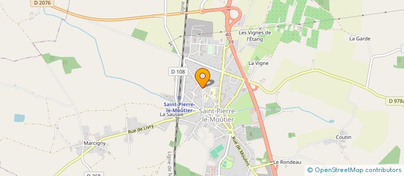 localisation de l'entreprise SCI RICA à SAINT-PIERRE-LE-MOUTIER
