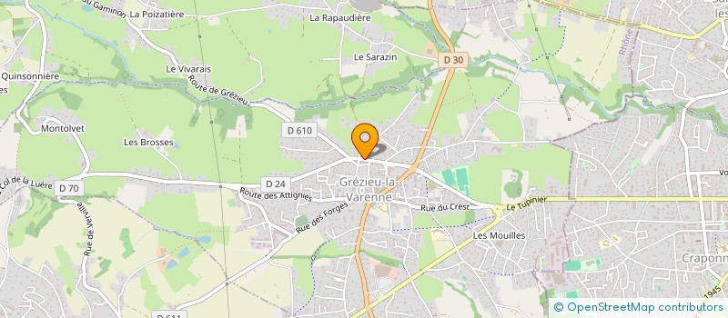 localisation de l'entreprise SCI RICA  GREZIEU-LA-VARENNE