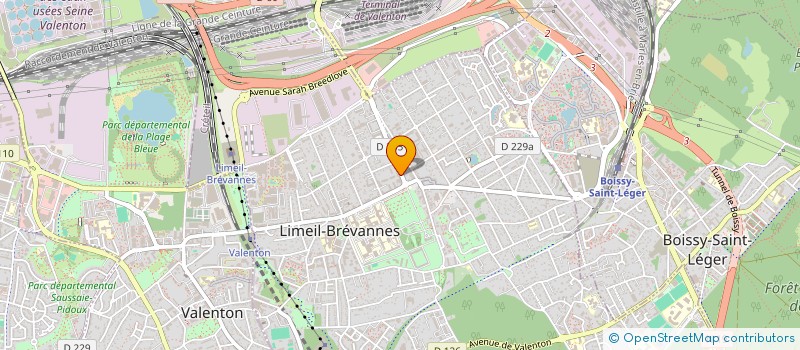 localisation de l'entreprise SCI RICARD  LIMEIL-BREVANNES