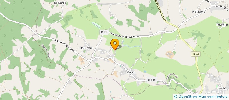 localisation de l'entreprise SCI RICARD à SAINTE-CROIX