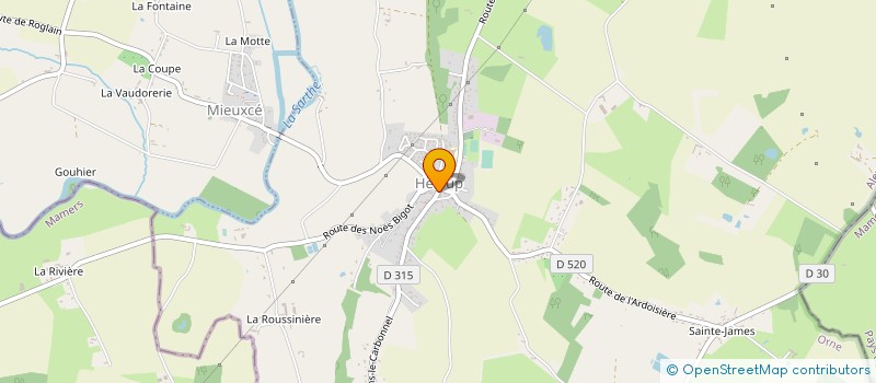 localisation de l'entreprise SCI RICAU à HELOUP
