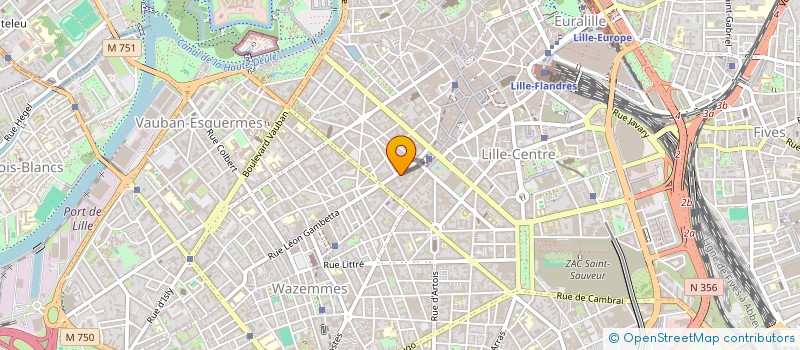localisation de l'entreprise SCI RICCA à LILLE