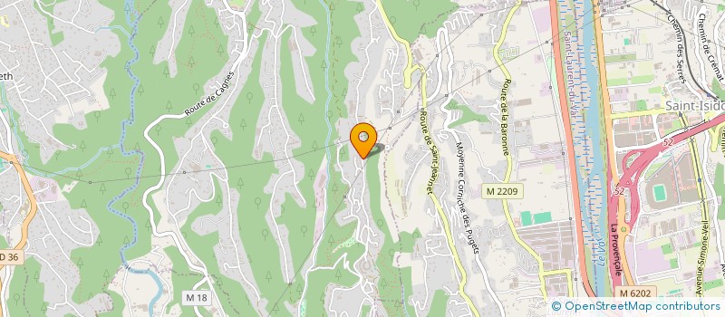 localisation de l'entreprise SCI RICCI CAILLE  LA GAUDE