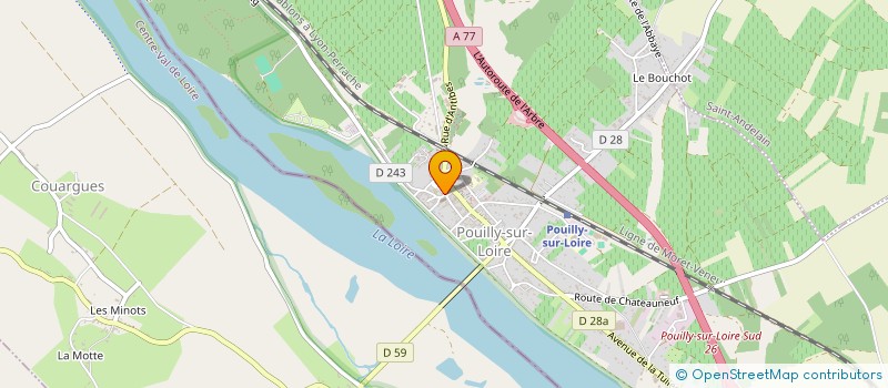 localisation de l'entreprise SCI RICCO à POUILLY-SUR-LOIRE