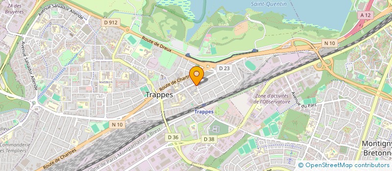 localisation de l'entreprise SCI RICHA  TRAPPES