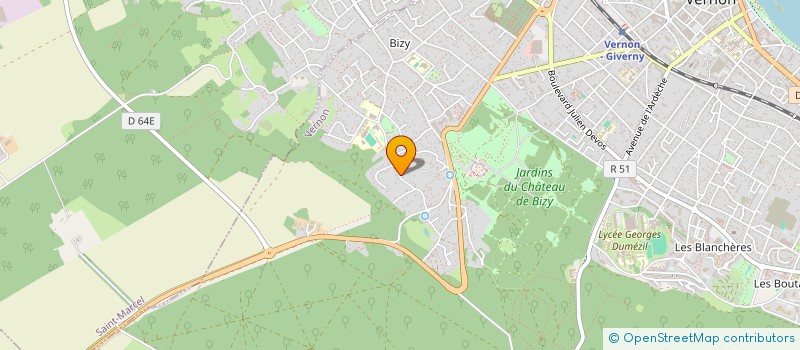 localisation de l'entreprise SCI RICHAND  VERNON