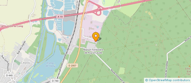 localisation de l'entreprise SCI RICHARD à FONTENAY-SUR-LOING