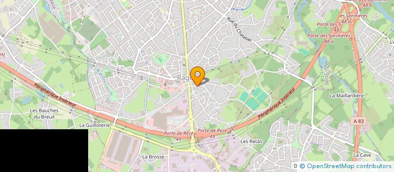 localisation de l'entreprise SCI RICHARD  REZE