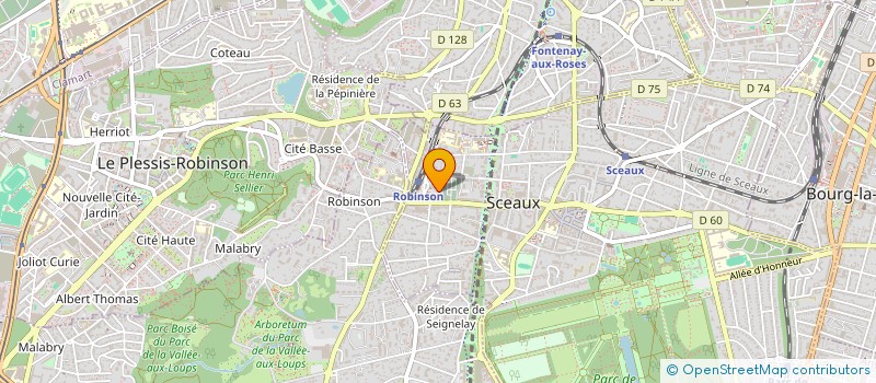 localisation de l'entreprise SCI RICHARD à SCEAUX