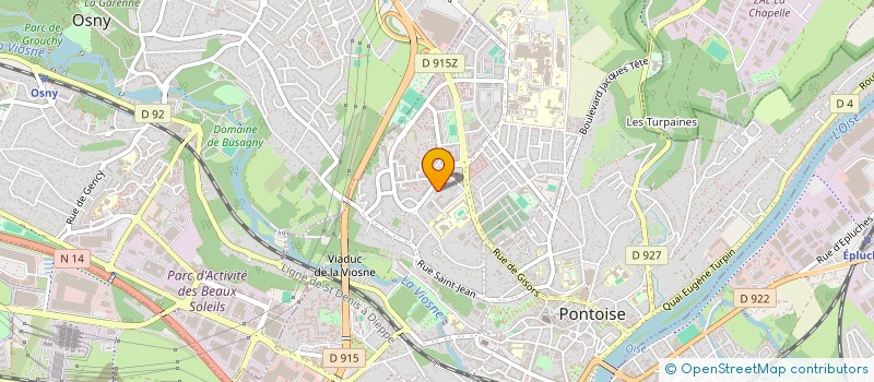 localisation de l'entreprise SCI RICHARD  PONTOISE