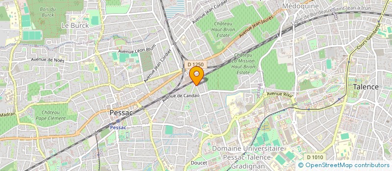 localisation de l'entreprise SCI RICHARD à PESSAC