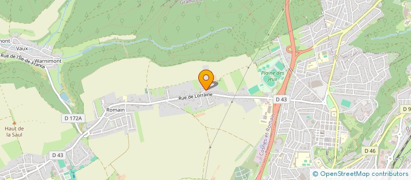 localisation de l'entreprise SCI RICHARD  COSNES-ET-ROMAIN