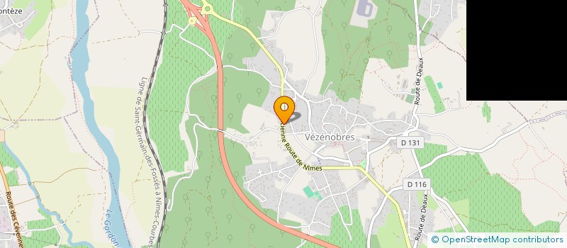 localisation de l'entreprise SCI RICHARD  VEZENOBRES