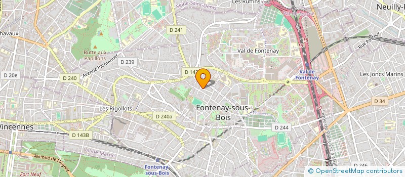 localisation de l'entreprise SCI RICHARD  FONTENAY-SOUS-BOIS