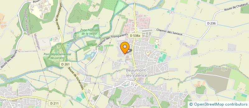 localisation de l'entreprise SCI RICHARD à BEAUMONT-LES-VALENCE
