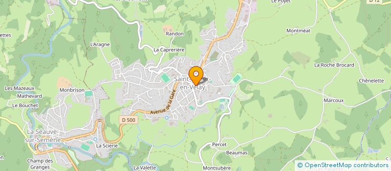 localisation de l'entreprise SCI RICHARD  SAINT-DIDIER-EN-VELAY