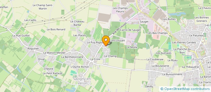 localisation de l'entreprise SCI RICHARD  SAVIGNY-EN-VERON